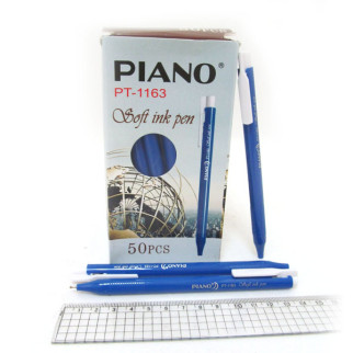 Ручка масляная автомат "Piano" синяя, 1163BL-PT | 1163BL-PT - Інтернет-магазин спільних покупок ToGether