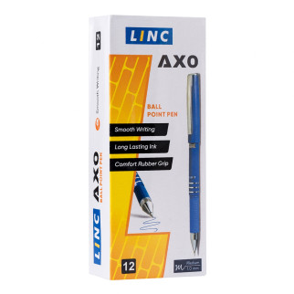 Ручка шар/масл "AXO" синяя 1,0 мм "LINC" 12 шт. в уп. 412082 - Інтернет-магазин спільних покупок ToGether
