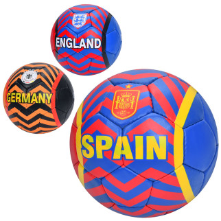 М'яч футбольний розмір5,ПУ1,4мм,ручна робота, 32панелі, 400-420г, 3види(країни), в п/е /30/ | 2500-288 - Інтернет-магазин спільних покупок ToGether