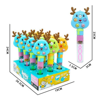 Мильні бульбашки "Олень" пальчикова гра, вистоа - 23 см, в блоці /16/192/12шт | CW33001-41 - Інтернет-магазин спільних покупок ToGether