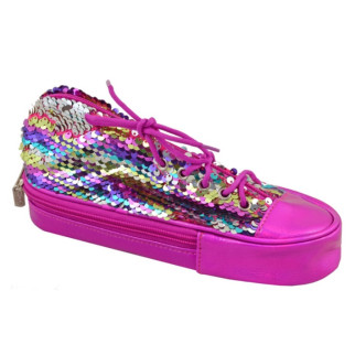 Пенал м'який YES TP-24 ''Sneakers with sequins'' rainbow - Інтернет-магазин спільних покупок ToGether