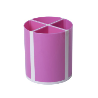 Підставка для пишучого приладдя ТВІСТЕР рожева, 4 відділення | ZB.3003-10 - Інтернет-магазин спільних покупок ToGether