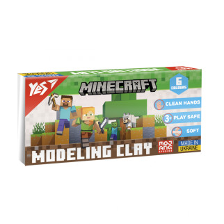 Пластилін Yes, 6 кол., 120г "Minecraft" - Інтернет-магазин спільних покупок ToGether