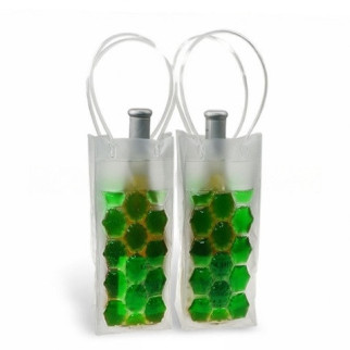 Сумка для охолодження пляшки 10801 10х25 см зелена - Інтернет-магазин спільних покупок ToGether
