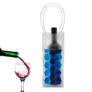 Сумка для охолодження пляшки 10797 10х25 см синя - Інтернет-магазин спільних покупок ToGether
