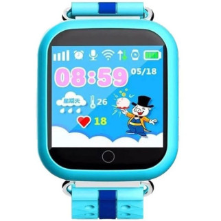 Дитячий розумний годинник з GPS Smart baby watch Q750 Blue, смарт годинник-телефон з сенсорним екраном та іграми - Інтернет-магазин спільних покупок ToGether