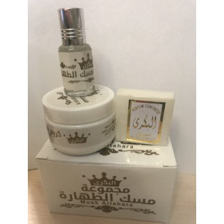 Подарунковий набір для жінок косметики White Musk Al Tahara Altahara (Концентрат олії парфумів, мило, вершки) - Інтернет-магазин спільних покупок ToGether