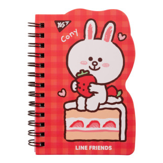 Блокнот на спіралі YES Line Friends Cony 151807 60 аркушів - Інтернет-магазин спільних покупок ToGether