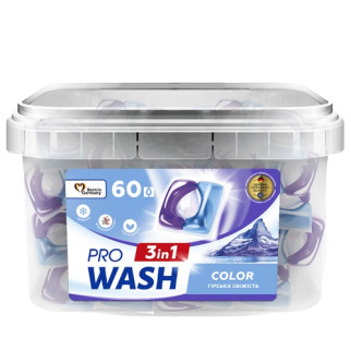 Капсули для прання Гірська свіжість 60шт (контейнер з ручкою) ProWash 2К - Інтернет-магазин спільних покупок ToGether