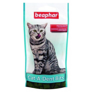 Beaphar Cat-A-Dent bits подушечки для чищення зубів 75шт - Інтернет-магазин спільних покупок ToGether