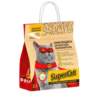 Supercat комкующийся наповнювач 2,1 кг 3555 - Інтернет-магазин спільних покупок ToGether