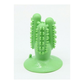 Іграшка для собак Кактус Дентал салатового кольору 11 см - Інтернет-магазин спільних покупок ToGether