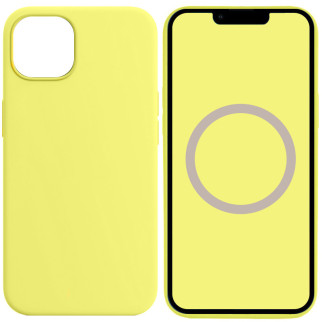 Чохол Silicone case (AAA) full with Magsafe and Animation для Apple iPhone 13 (6.1") Жовтий / Lemon Zest - Інтернет-магазин спільних покупок ToGether