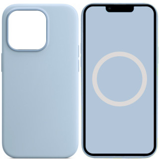 Чохол Silicone case (AAA) full with Magsafe and Animation для Apple iPhone 14 Pro (6.1") Блакитний / Sky - Інтернет-магазин спільних покупок ToGether