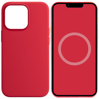 Чохол Silicone case (AAA) full with Magsafe and Animation для Apple iPhone 14 Pro (6.1") Червоний / Red - Інтернет-магазин спільних покупок ToGether