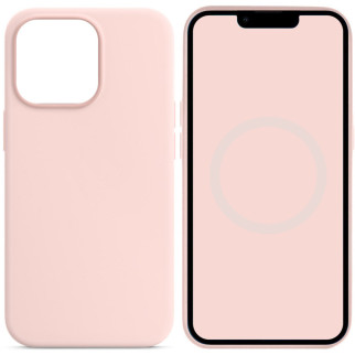 Чохол Silicone case (AAA) full with Magsafe and Animation для Apple iPhone 14 Pro (6.1") Рожевий / Chalk Pink - Інтернет-магазин спільних покупок ToGether