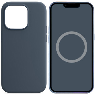 Чохол Silicone case (AAA) full with Magsafe and Animation для Apple iPhone 14 Pro (6.1") Синій / Storm Blue - Інтернет-магазин спільних покупок ToGether