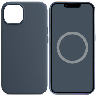 Чохол Silicone case (AAA) full with Magsafe and Animation для Apple iPhone 14 (6.1") Синій / Storm Blue - Інтернет-магазин спільних покупок ToGether