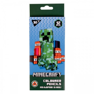 Набір кольорових олівців Kite Minecraft 290701 12 кольорів - Інтернет-магазин спільних покупок ToGether