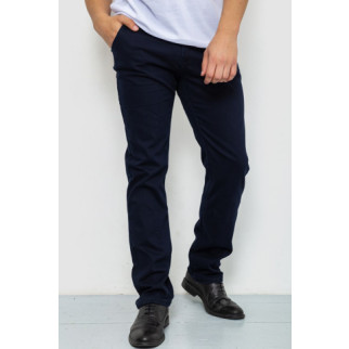 Штани чоловічі стрейч, колір темно-синій, 244RF803 - Інтернет-магазин спільних покупок ToGether