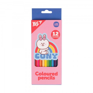 Набір кольорових олівців Kite Line Friends 290718 12 кольорів - Інтернет-магазин спільних покупок ToGether