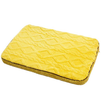 Топер матрац меблева тканина + велсофт жовтий 70х50 см - Інтернет-магазин спільних покупок ToGether