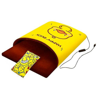 Грілка-ліжко для тварин 2,5-6 кг на USB щаслива качка, 50х65 см - Інтернет-магазин спільних покупок ToGether