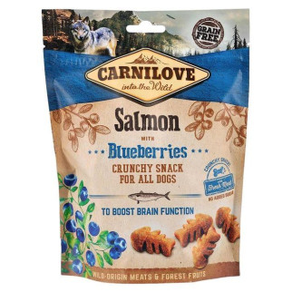 Ласощі Carnilove Crunchy with Salmon Blueberries-беззерновое для собак всіх порід Снек з лососем і - Інтернет-магазин спільних покупок ToGether