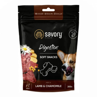 М'які ласощі Savory для собак для поліпшення травлення, ягня і ромашка, 200 г - Інтернет-магазин спільних покупок ToGether