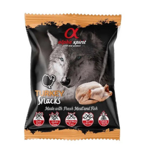 Alpha Spirit DOG Snacks Turkey, індичка, напіввологе ласощі кубики х24 50г - Інтернет-магазин спільних покупок ToGether