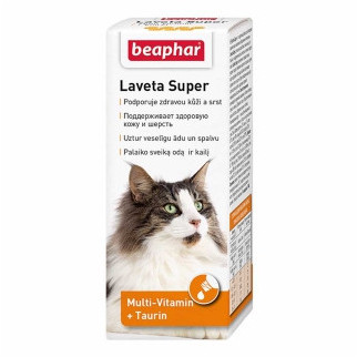 Laveta Super For Cats, Beaphar вітаміни для шерсті кішок 50 мл 50 мл - Інтернет-магазин спільних покупок ToGether