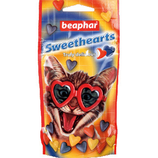 Beaphar Sweet Hearts ласощі у вигляді сердечок 50шт - Інтернет-магазин спільних покупок ToGether