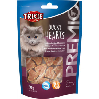 Ducky Hearts сердечка з качиною грудкою і минтаєм Trixie 42705 50г - Інтернет-магазин спільних покупок ToGether