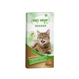My Star Creamy Rocker сткі для кішок качка з яблуком 815 гр - Інтернет-магазин спільних покупок ToGether