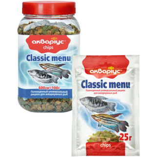 CLASSIC FISH MENU сһірѕ-сухий корм для риб в чіпсах 150г - Інтернет-магазин спільних покупок ToGether