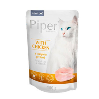 Консерва для кішок Dolina Noteci Piper cat Adult Chicken з куркою 100г - Інтернет-магазин спільних покупок ToGether