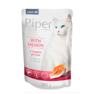 Консерва для кішок Dolina Noteci Piper cat Adult Salmon з лососем 100г - Інтернет-магазин спільних покупок ToGether