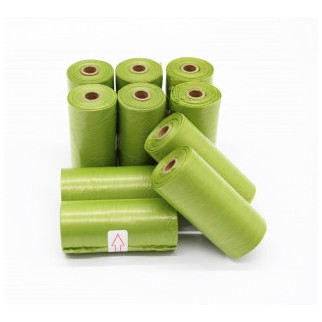 Пакети для фекалій біопакети зелені 15шт 10 рулонів - Інтернет-магазин спільних покупок ToGether