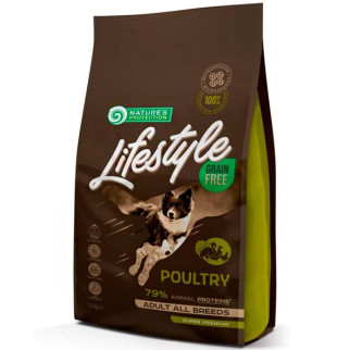 Беззерновой сухий корм для собак Natures Protection Lifestyle Grain Free Poultry Adult All Breeds з м'ясом - Інтернет-магазин спільних покупок ToGether