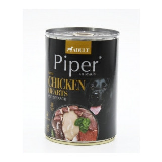 Dolina Noteci Piper Dog (60) Консерва з курячими серцями і шпинатом 400 гр - Інтернет-магазин спільних покупок ToGether