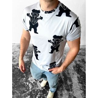 Белая мужская футболка.3-990 - Інтернет-магазин спільних покупок ToGether