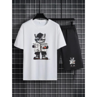 Чорно-білий чоловічий костюм.65-033 - Інтернет-магазин спільних покупок ToGether