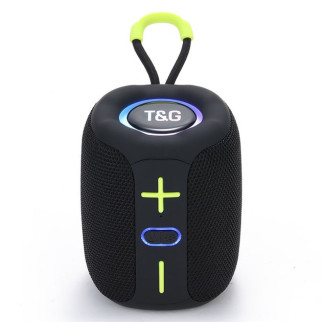 Портативна Bluetooth колонка TG658 8W з RGB підсвічуванням, Бездротова колонка потужна. Колір: чорний - Інтернет-магазин спільних покупок ToGether