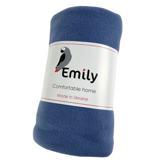 Плед флісовий Levity Emily синьо-сірий 150х200 см - Інтернет-магазин спільних покупок ToGether