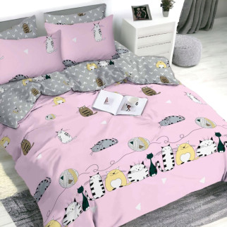 Наволочка Lovely kitten pink SoundSleep бязь 40х60 см - Інтернет-магазин спільних покупок ToGether