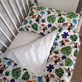 Комплект постільної білизни в ліжечко Jungle SoundSleep муслін - Інтернет-магазин спільних покупок ToGether