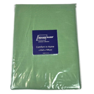 Комплект постільної білизни Soft Green SoundSleep бязь зелений сімейний - Інтернет-магазин спільних покупок ToGether