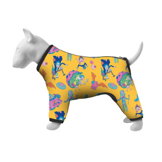 Вітровка для собак WAUDOG Clothes, малюнок "Рік та Морті 3", M47, В 69-72 см, С 47-50 см - Інтернет-магазин спільних покупок ToGether