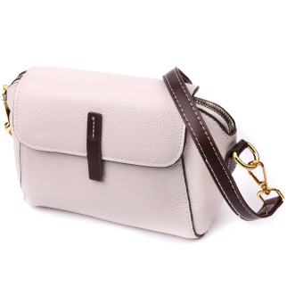 Невелика сумка для жінок з натуральної шкіри Vintage 22266 Білий - Інтернет-магазин спільних покупок ToGether
