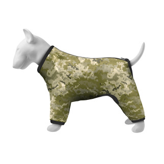 Вітровка для собак WAUDOG Clothes, малюнок "Мілітарі", S35, В 47-51 см, С 35-39 см - Інтернет-магазин спільних покупок ToGether